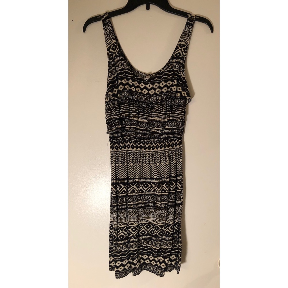 Black & White Tribal Print Dress